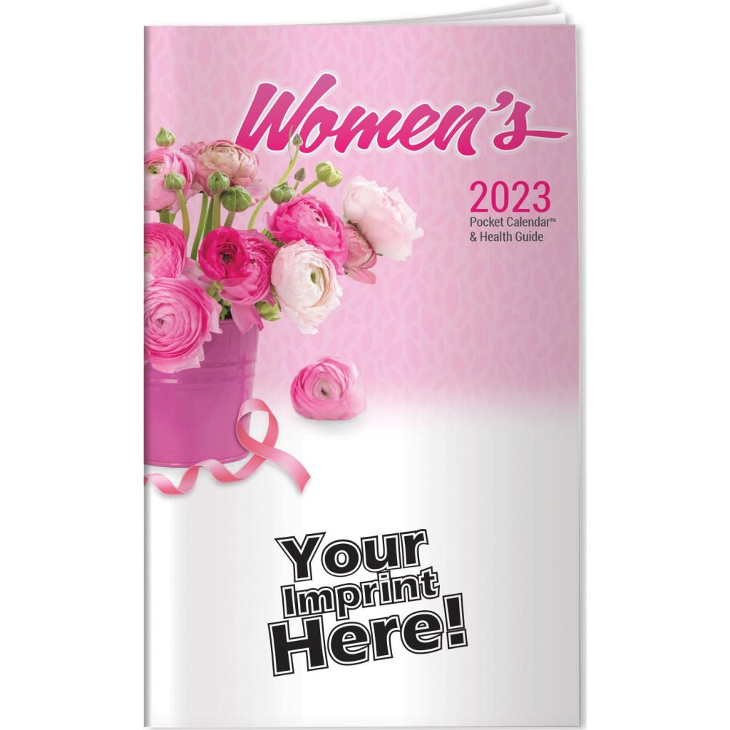 Marketing Pocket Calendars - Promotional Pens Singapore - Gifts VV Your design ink imprinted 客製 - Promotional Pens Singapore - Gifts VV Pink / White Pocket Calendar