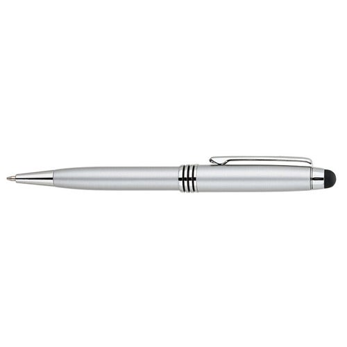 Silver 2 in 1 Ballpoint Pen and Stylus