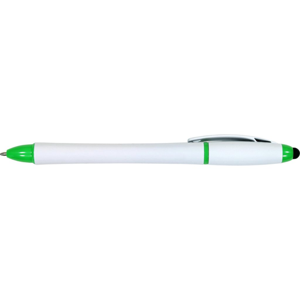 Customized 3 in 1 Highlighter Pen Stylus Combo - Promotional Pens Singapore - Gifts VV Available in 4 awesome item colors 客製 - Promotional Pens Singapore - Gifts VV White / Green 3 in 1 Highlighter Pen Stylus Combo