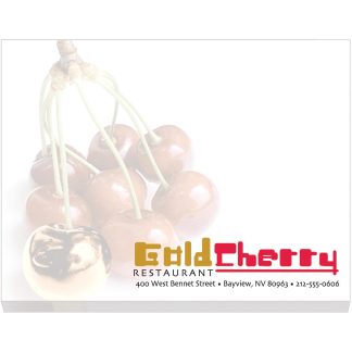 White Adhesive Sticky Note Pads