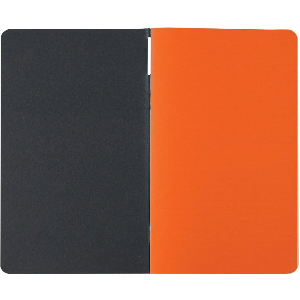 Custom Script Notebooks - Promotional Pens Singapore - Gifts VV Available in 4 amazing item colors 客製 - Promotional Pens Singapore - Gifts VV Black / Orange Script Notebook