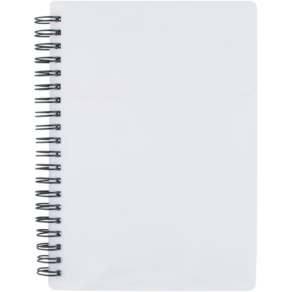 Custom Translucent Notebooks - Promotional Pens Singapore - Gifts VV Available in 9 amazing item colors 客製 - Promotional Pens Singapore - Gifts VV White Translucent Notebook