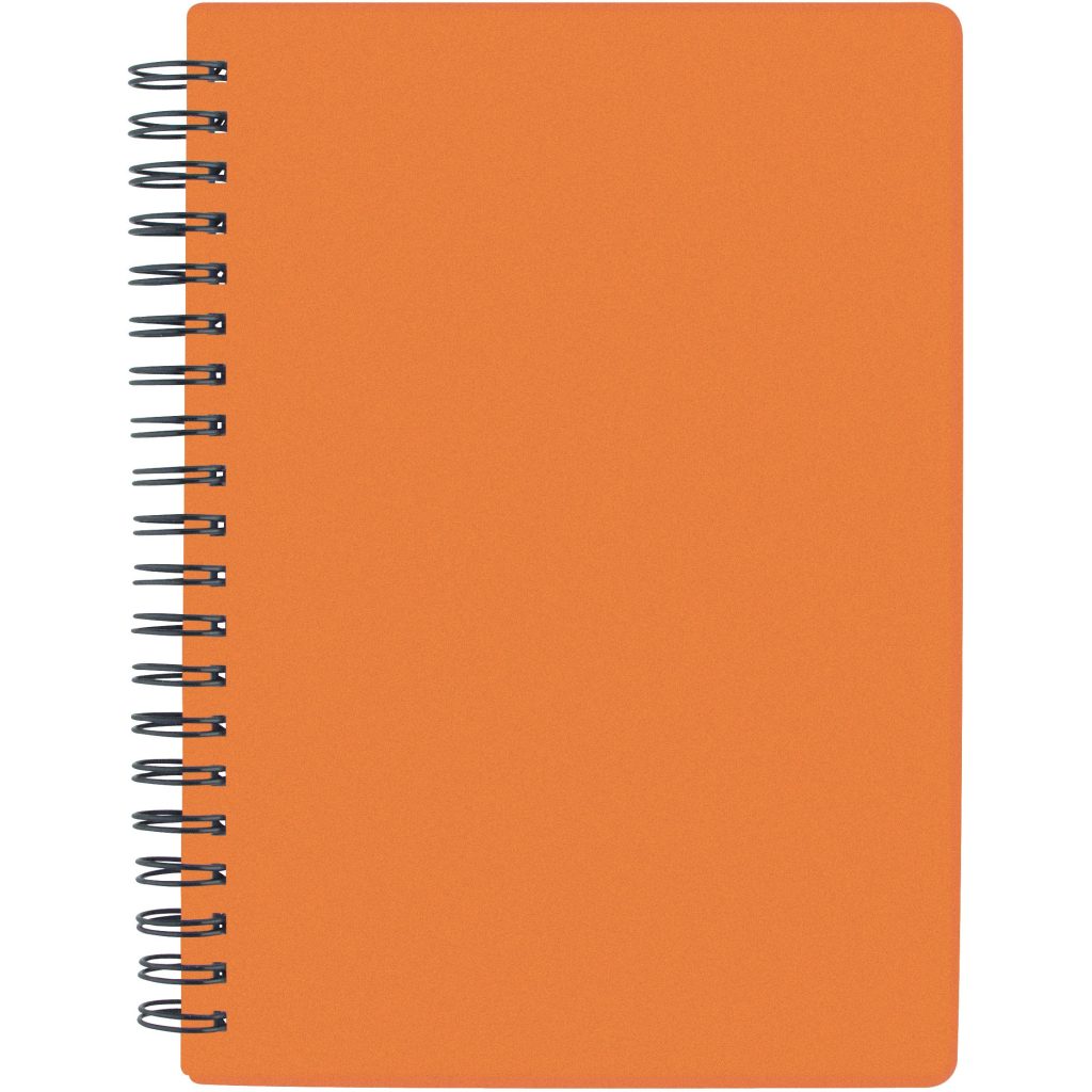 Custom Translucent Notebooks - Promotional Pens Singapore - Gifts VV Available in 9 amazing item colors 客製 - Promotional Pens Singapore - Gifts VV Orange Translucent Notebook