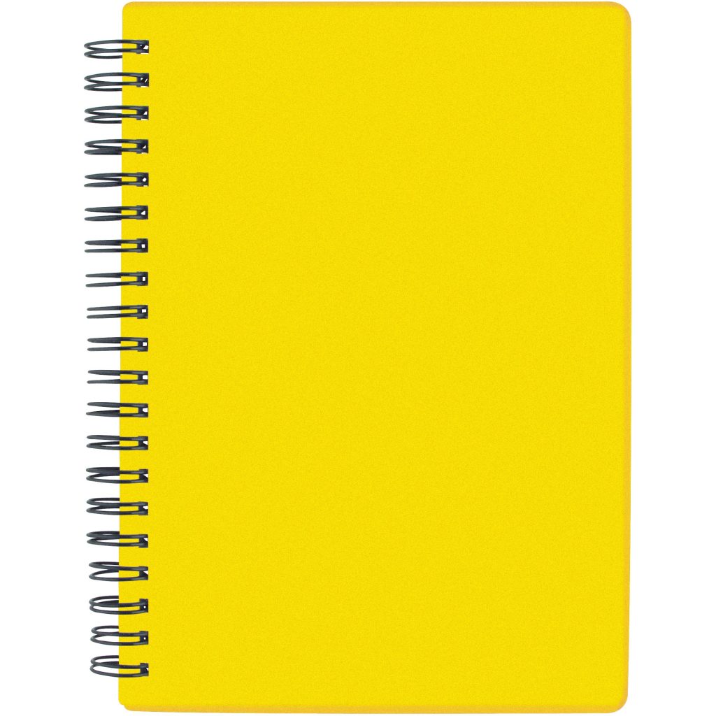 Custom Translucent Notebooks - Promotional Pens Singapore - Gifts VV Available in 9 amazing item colors 客製 - Promotional Pens Singapore - Gifts VV Yellow Translucent Notebook