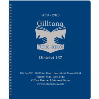 Matte Blue Academic Planner