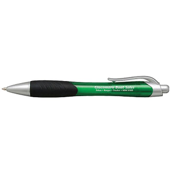 Imprinted Action Profile Click Pens - Promotional Pens Singapore - Gifts VV Available in 4 awesome item colors 客製 - Promotional Pens Singapore - Gifts VV Green Action Profile Click Pen
