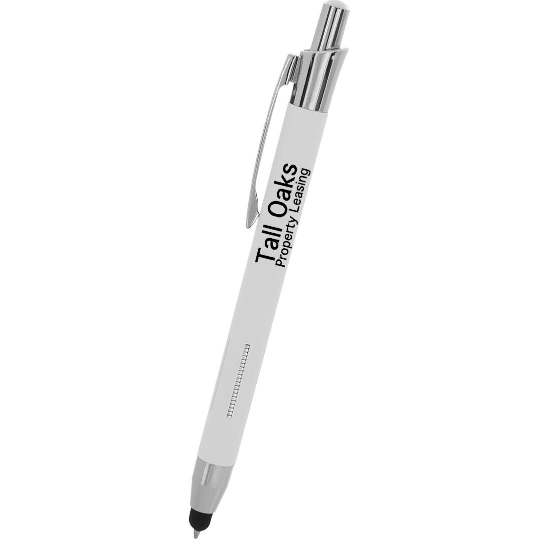 Promo Adalyn Stylus Pens - Promotional Pens Singapore - Gifts VV Available in 5 exciting item colors 客製 - Promotional Pens Singapore - Gifts VV White Adalyn Stylus Pen