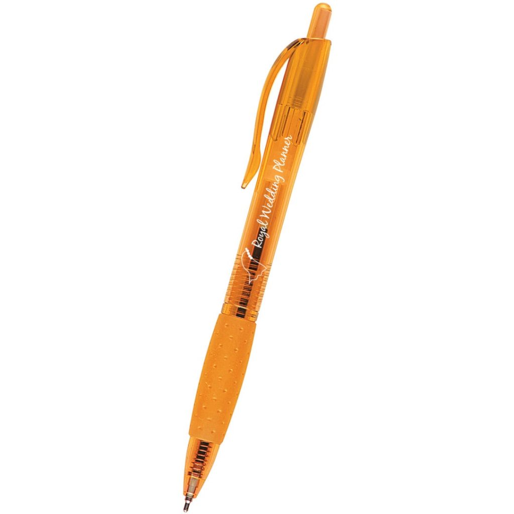 Giveaway Addison Sleek Write Pens - Promotional Pens Singapore - Gifts VV Available in 8 amazing item colors 客製 - Promotional Pens Singapore - Gifts VV Orange Addison Sleek Write Pen