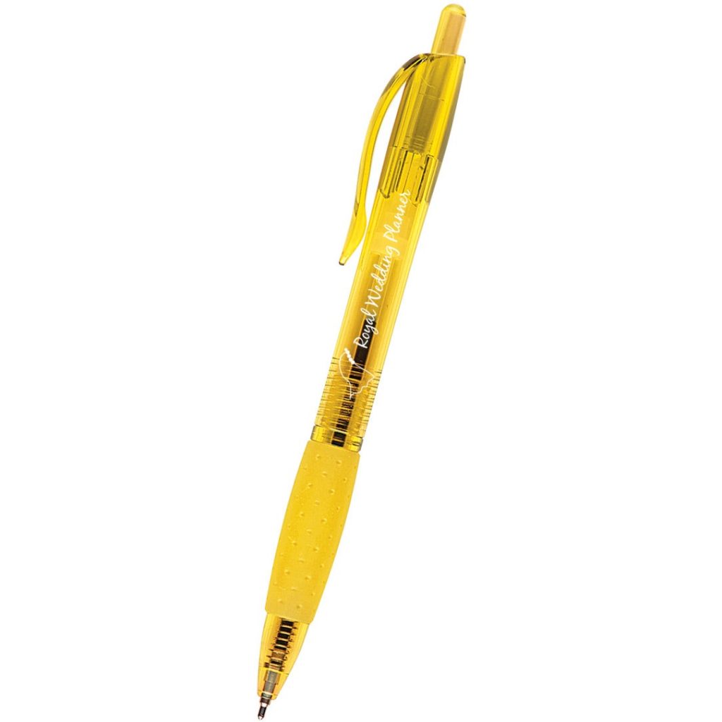 Giveaway Addison Sleek Write Pens - Promotional Pens Singapore - Gifts VV Available in 8 amazing item colors 客製 - Promotional Pens Singapore - Gifts VV Yellow Addison Sleek Write Pen