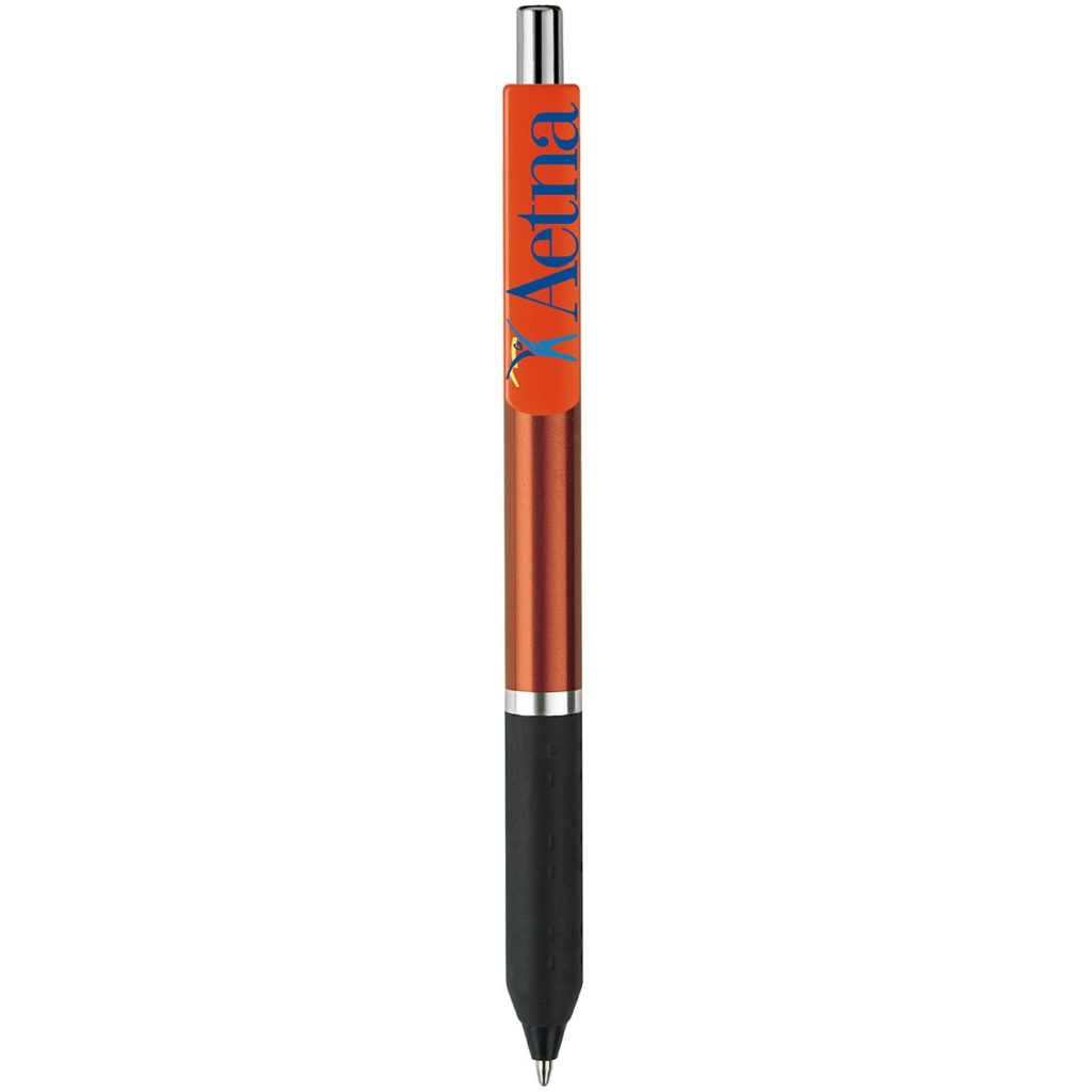 Orange / Black Alamo Shine Pen with XL Clip
