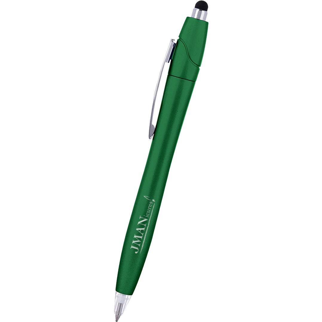 Green Alki Light Up Stylus Pen