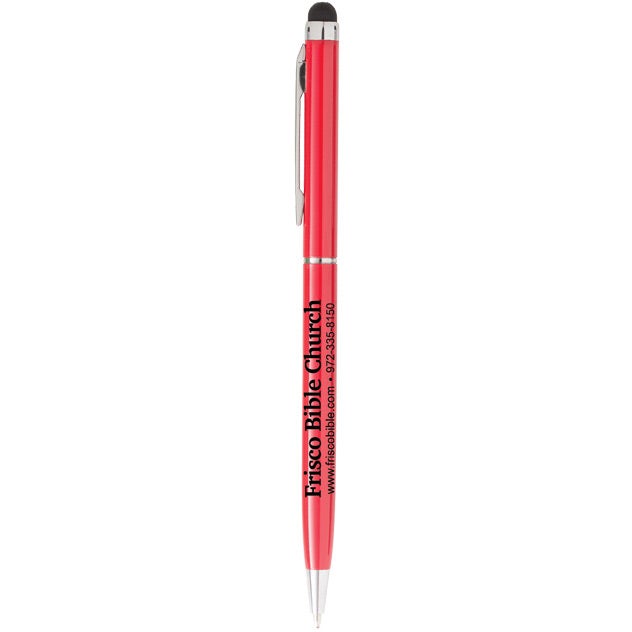 Marketing Allison Stylus Pens - Promotional Pens Singapore - Gifts VV Free Shipping 客製 - Promotional Pens Singapore - Gifts VV Red Allison Stylus Pen