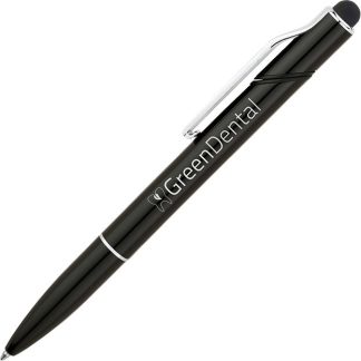 Black Allure Ballpoint Pen and Stylus
