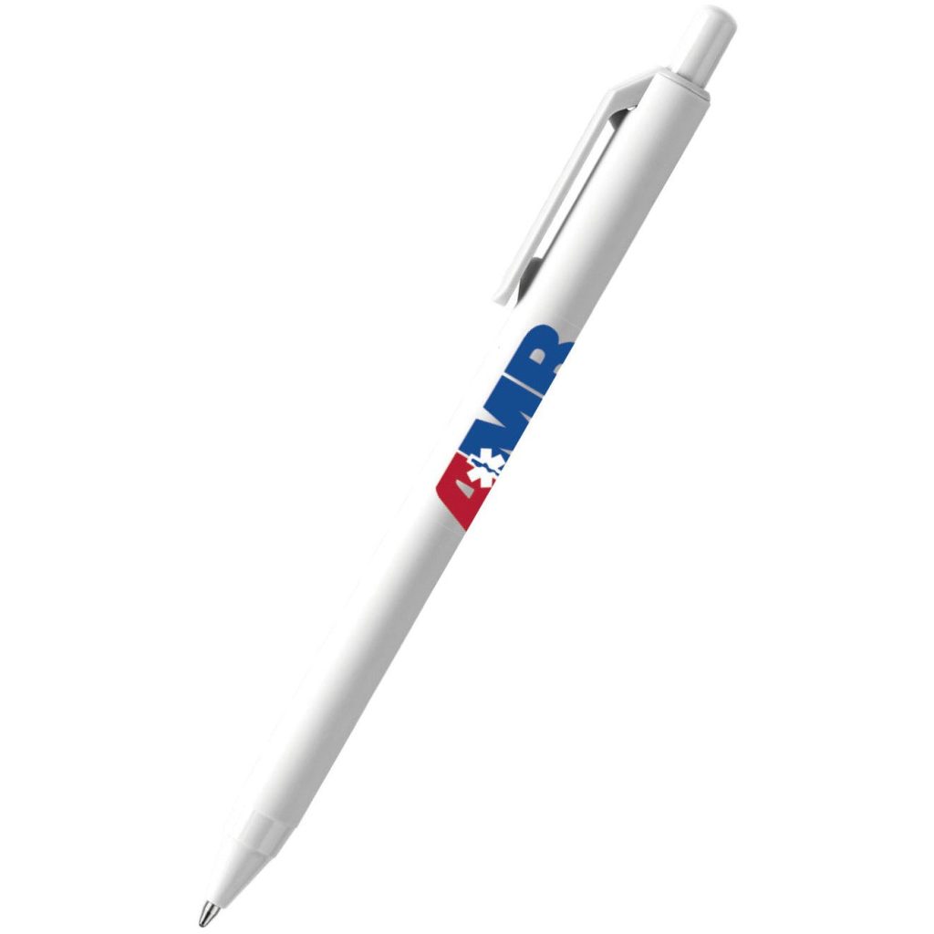 Imprinted Alvin Gel Soft Anti-Bacterial Pens - Promotional Pens Singapore - Gifts VV Free Setup 客製 - Promotional Pens Singapore - Gifts VV White Alvin Gel Soft Anti-Bacterial Pen
