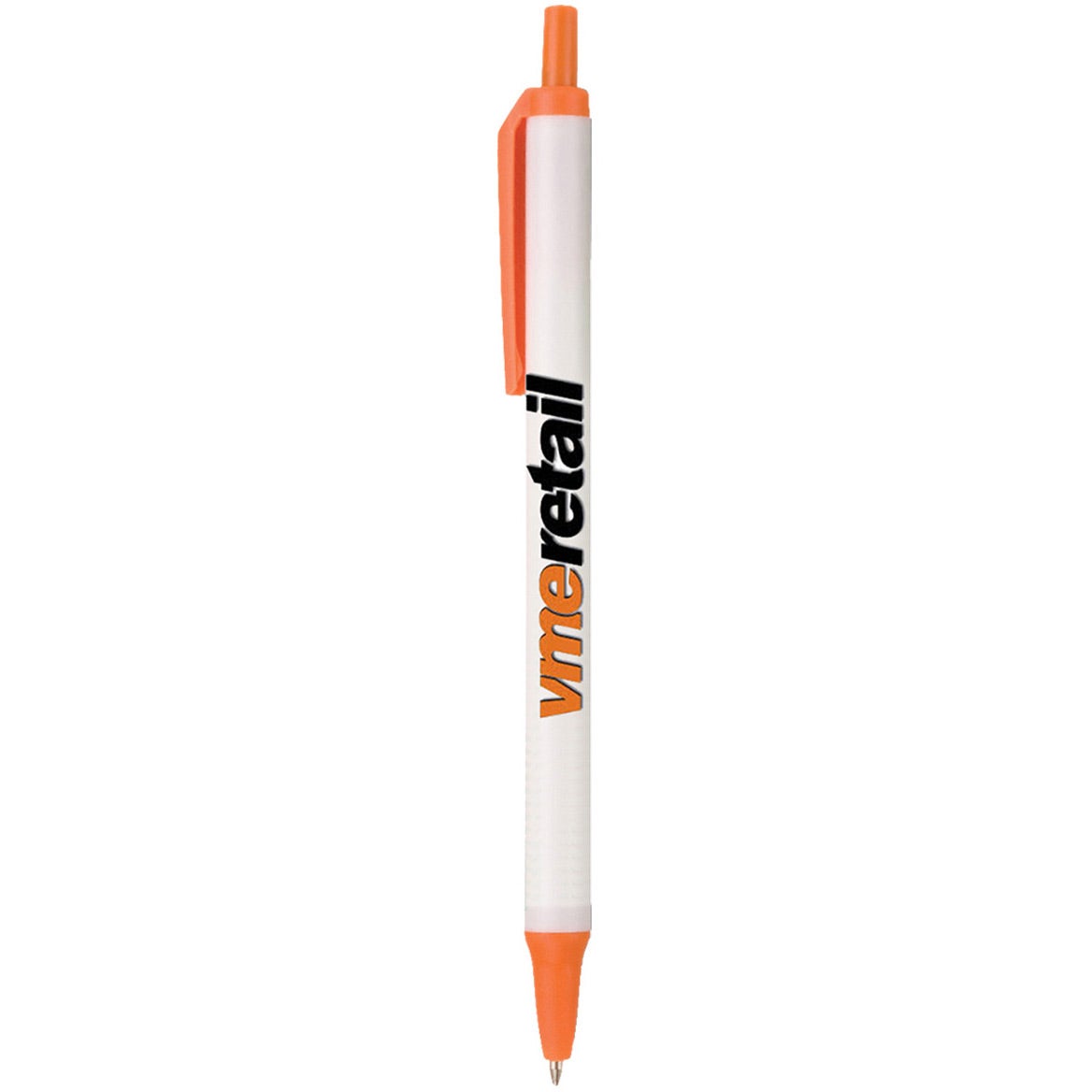 Promotional Amber Pens - Promotional Pens Singapore - Gifts VV Free Shipping 客製 - Promotional Pens Singapore - Gifts VV White / Orange Amber Pen