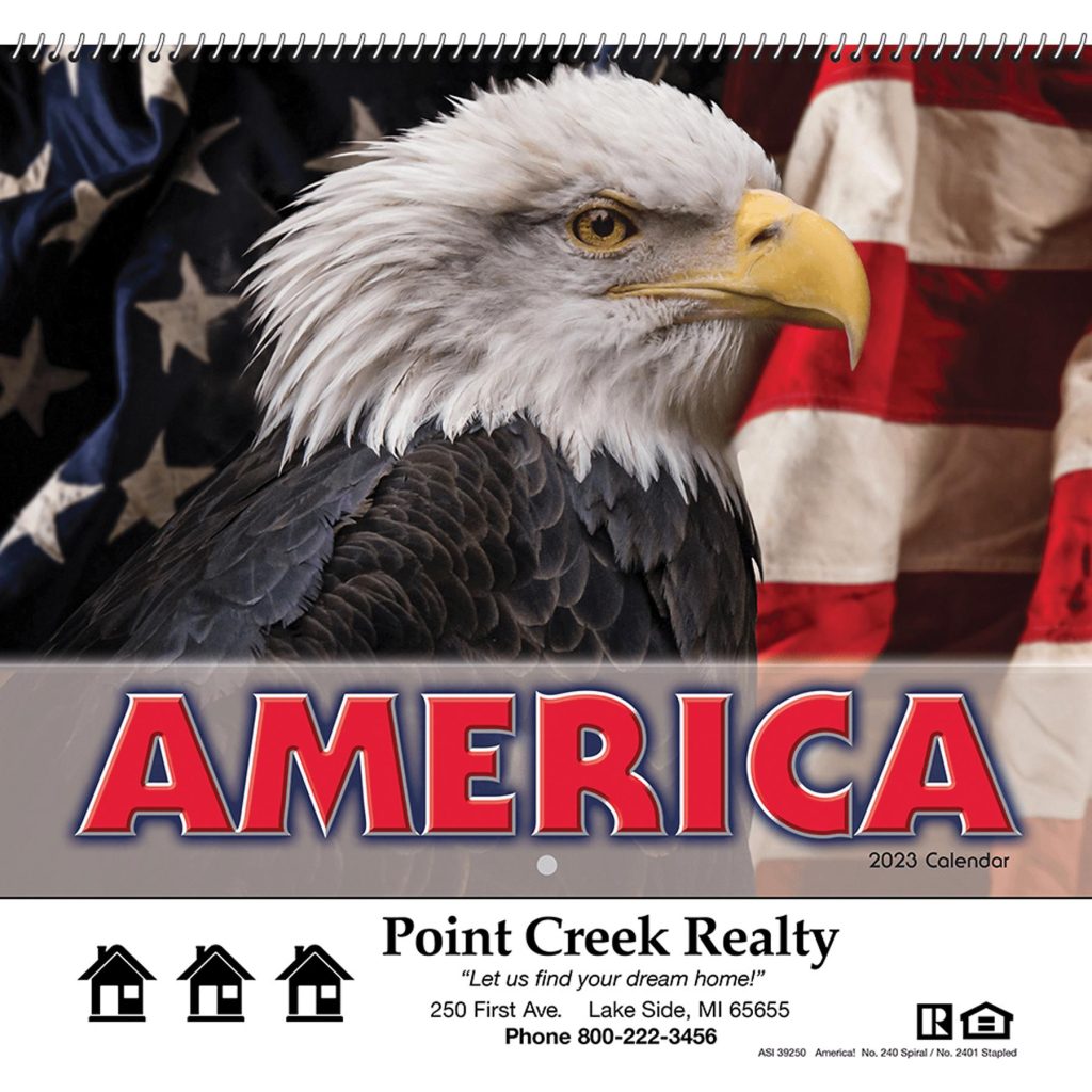 Imprinted America Wall Calendars - Promotional Pens Singapore - Gifts VV Free Setup 客製 - Promotional Pens Singapore - Gifts VV See Item America Wall Calendar