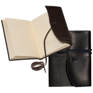 Black Americana Leather-Wrapped Journal