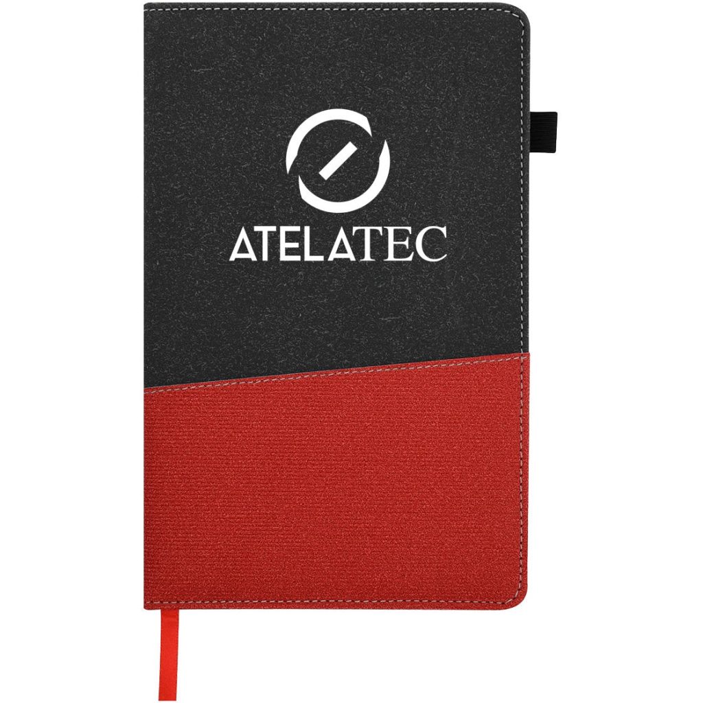Promo Angle Journals - Promotional Pens Singapore - Gifts VV Available in 5 amazing item colors 客製 - Promotional Pens Singapore - Gifts VV Gray / Red Angle Journal