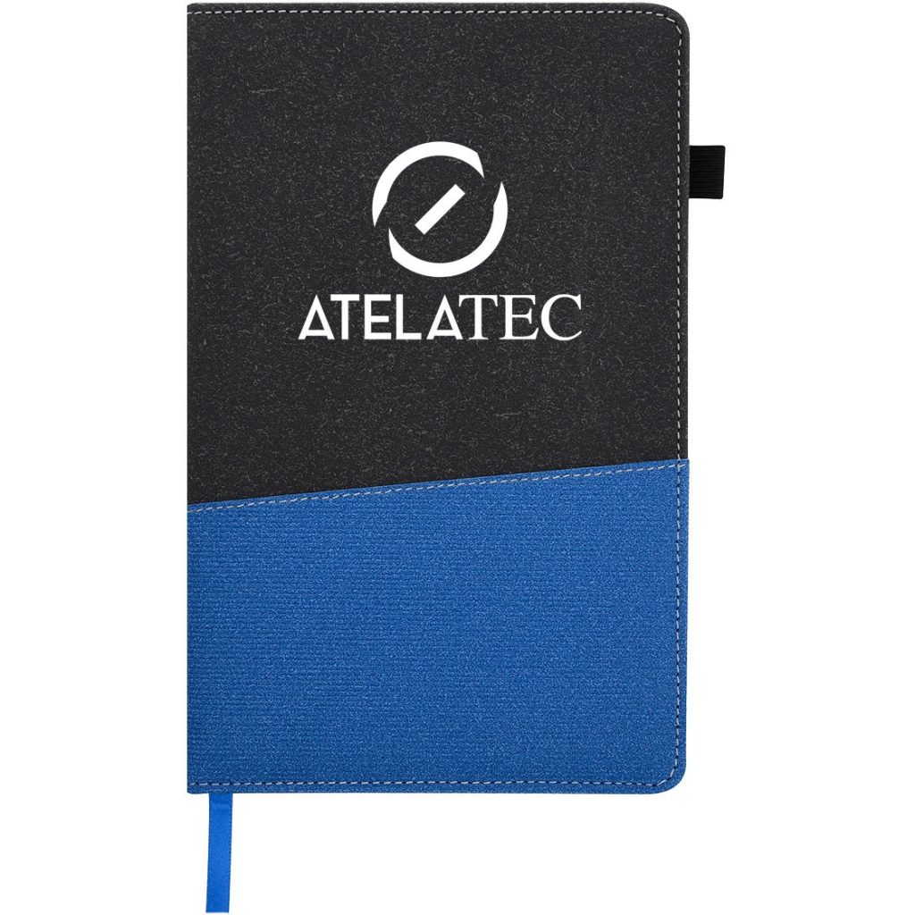 Promo Angle Journals - Promotional Pens Singapore - Gifts VV Available in 5 amazing item colors 客製 - Promotional Pens Singapore - Gifts VV Gray / Royal Blue Angle Journal