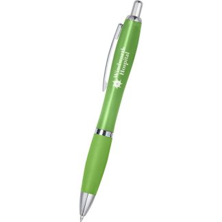 Lime Green Antibacterial Satin Pen