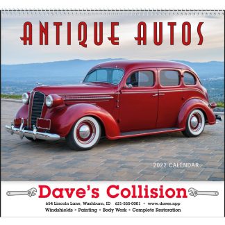 See Item Antique Autos Calendar