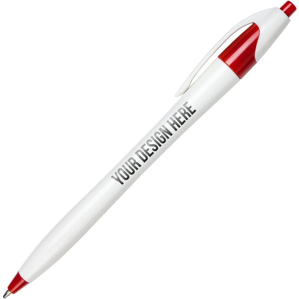 White / Red Archer 2 Pen