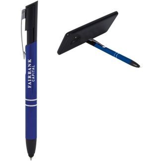 Blue / Black Archer Phone Holder Stylus Pen