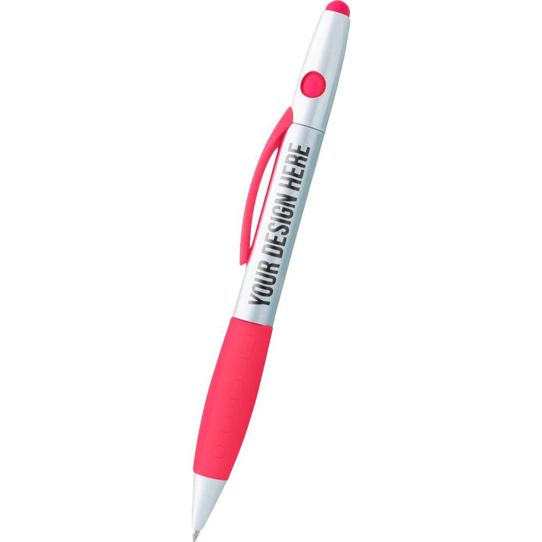 Silver / Pink Astro Highlighter Stylus Pen