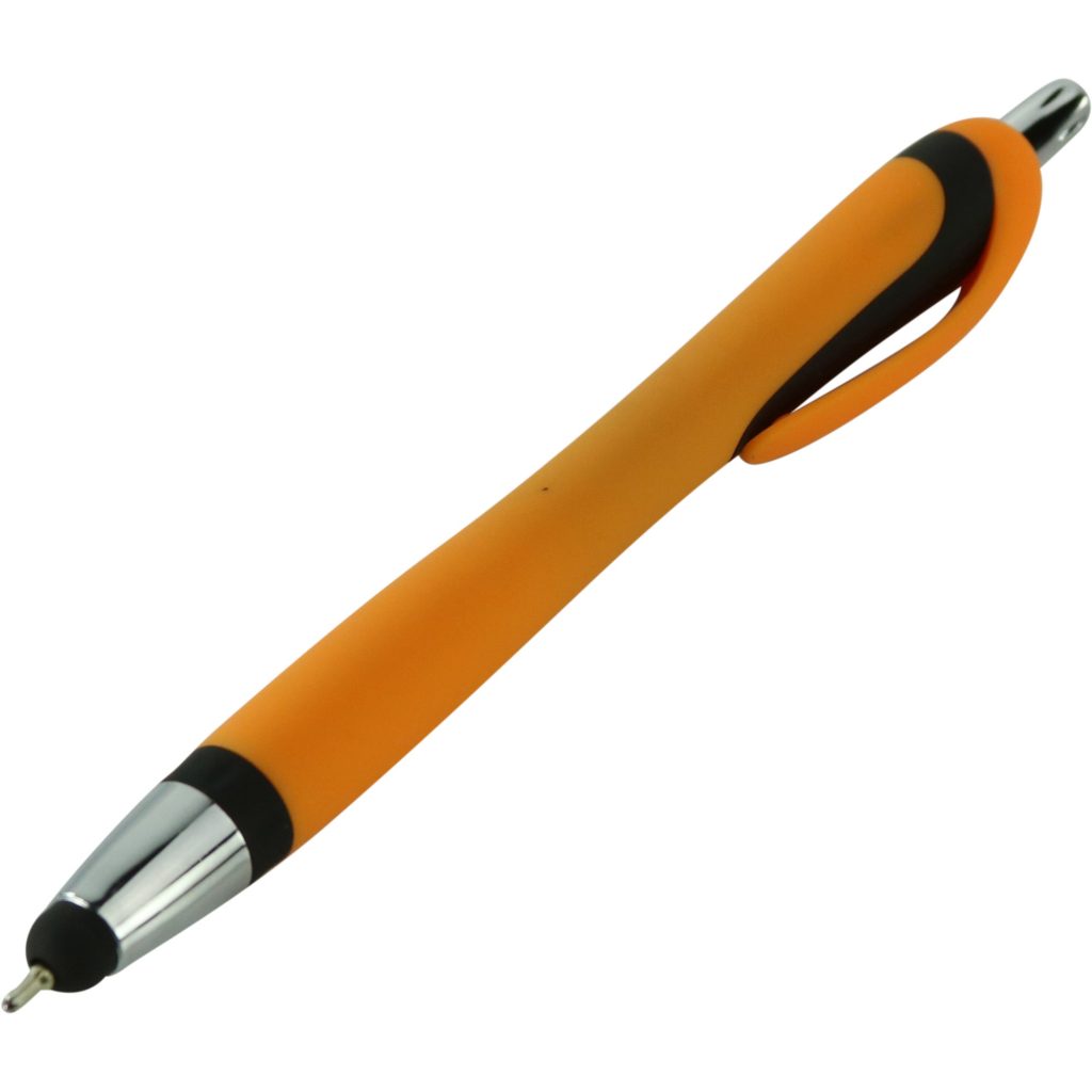 Giveaway Ava Sleek Write Pens with Stylus - Promotional Pens Singapore - Gifts VV Available in 3 exciting item colors 客製 - Promotional Pens Singapore - Gifts VV Orange Ava Sleek Write Pen with Stylus