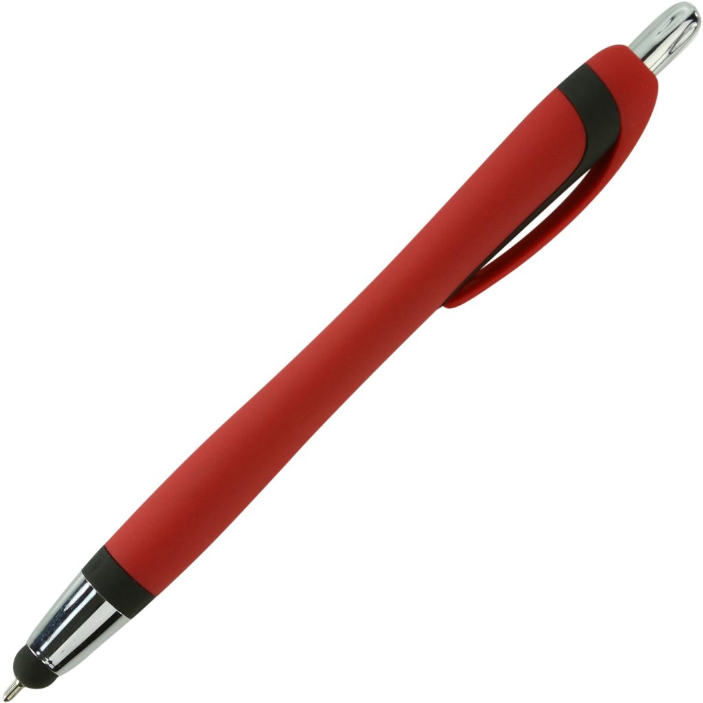 Giveaway Ava Sleek Write Pens with Stylus - Promotional Pens Singapore - Gifts VV Available in 3 exciting item colors 客製 - Promotional Pens Singapore - Gifts VV Red Ava Sleek Write Pen with Stylus