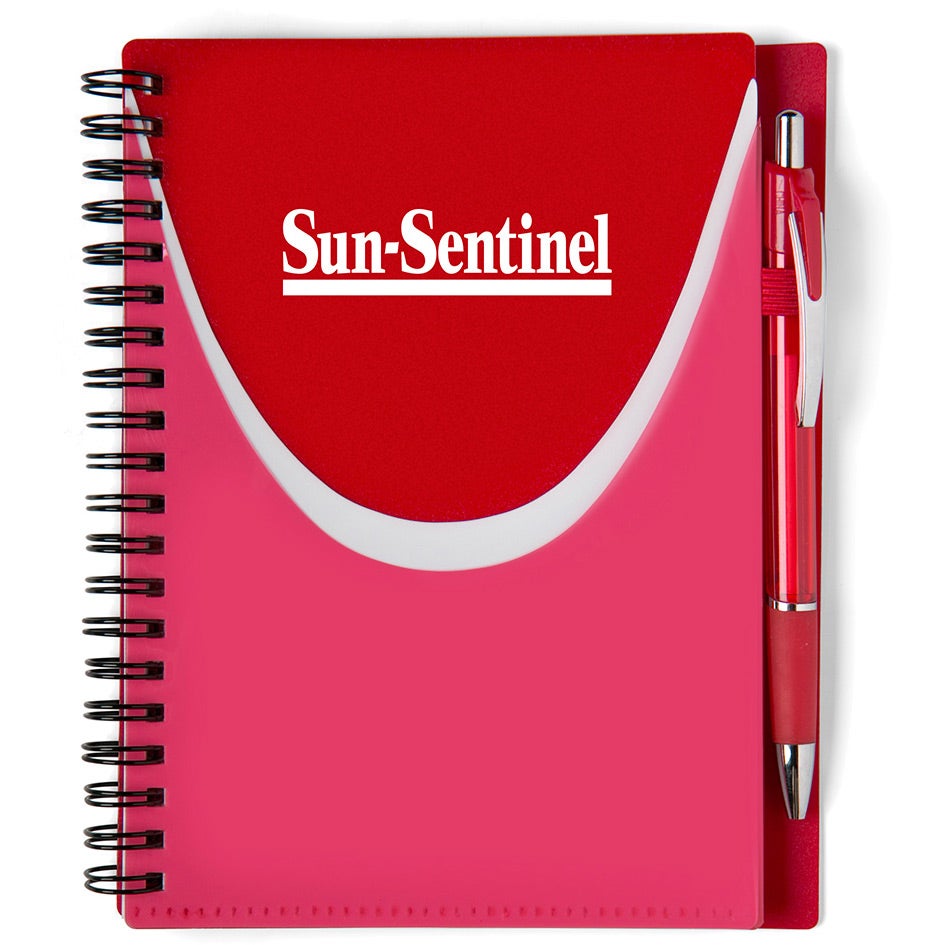 Promo Baja Notebook Sets - Promotional Pens Singapore - Gifts VV Available in 6 awesome item colors 客製 - Promotional Pens Singapore - Gifts VV Red Baja Notebook Set