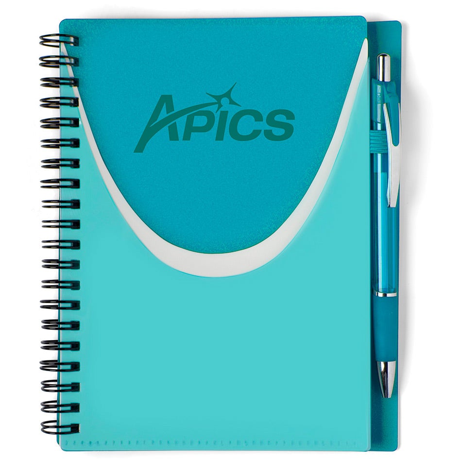 Promo Baja Notebook Sets - Promotional Pens Singapore - Gifts VV Available in 6 awesome item colors 客製 - Promotional Pens Singapore - Gifts VV Teal Baja Notebook Set