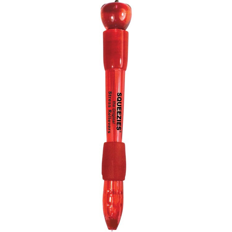 Red Ballpoint Light Up Apple Pen