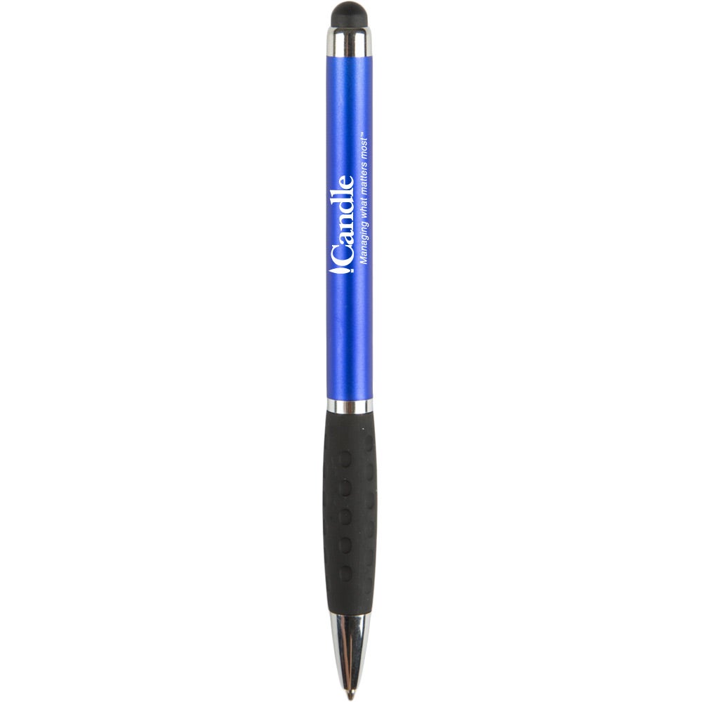 Logo Barbuda Stylus Pens - Promotional Pens Singapore - Gifts VV Available in 5 amazing item colors 客製 - Promotional Pens Singapore - Gifts VV Blue Barbuda Stylus Pen