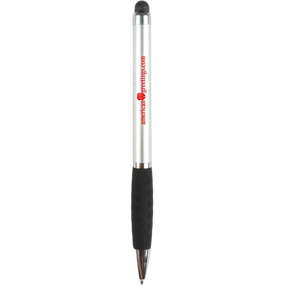 Logo Barbuda Stylus Pens - Promotional Pens Singapore - Gifts VV Available in 5 amazing item colors 客製 - Promotional Pens Singapore - Gifts VV Silver Barbuda Stylus Pen