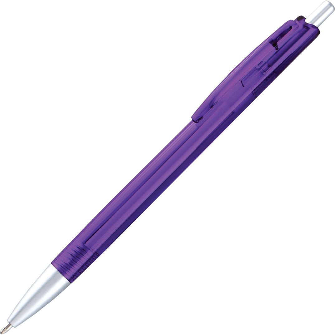 Purple Bargain Writer Translucent Pen