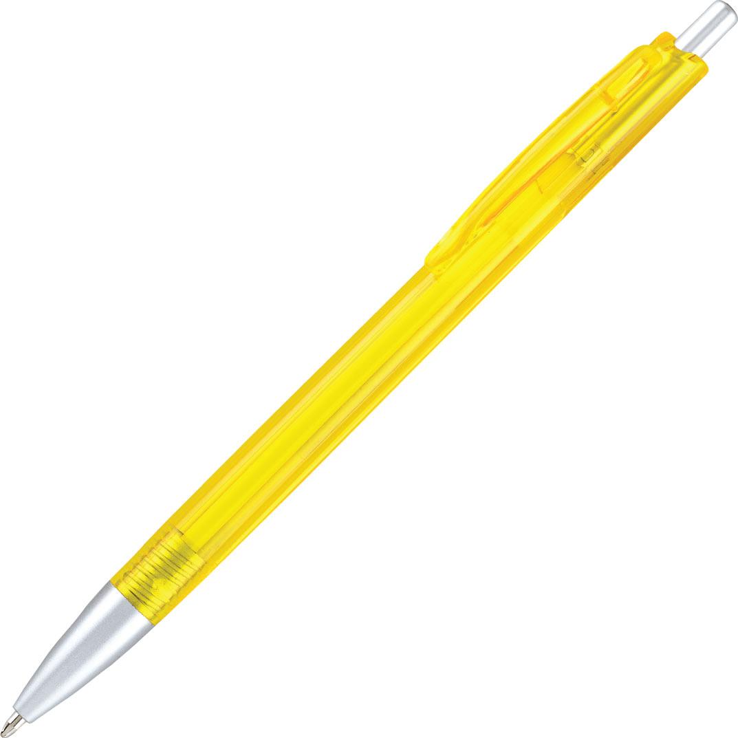 Yellow Bargain Writer Translucent Pen
