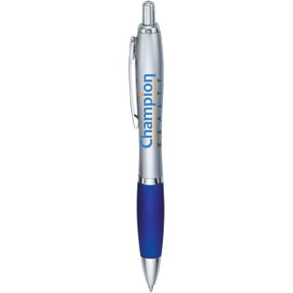 Silver / Blue Basset II Pen