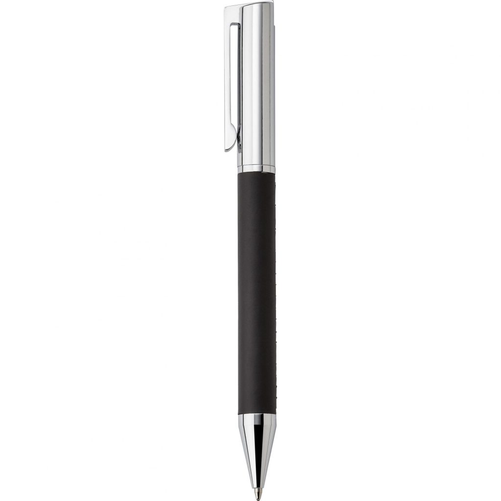 Custom Belmond Donald Ballpoint Pens - Promotional Pens Singapore - Gifts VV Available in 5 amazing item colors 客製 - Promotional Pens Singapore - Gifts VV Silver / Black Belmond Donald Ballpoint Pen