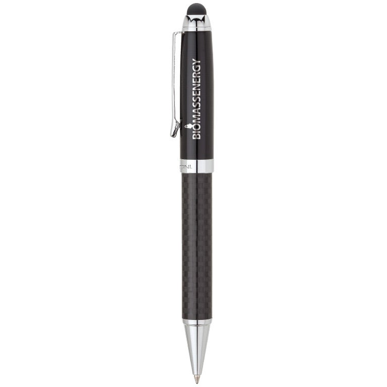 Marketing Bettoni Ballpoint Pen and Stylus - Promotional Pens Singapore - Gifts VV Twists to write 客製 - Promotional Pens Singapore - Gifts VV Black Bettoni Ballpoint Pen and Stylus