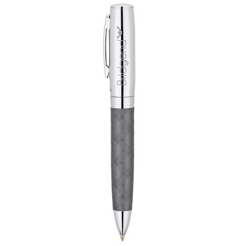 Promo Portici Bettoni Brass Ballpoint Pens - Promotional Pens Singapore - Gifts VV Available in 2 awesome item colors 客製 - Promotional Pens Singapore - Gifts VV Gray / Silver Portici Bettoni Brass Ballpoint Pen
