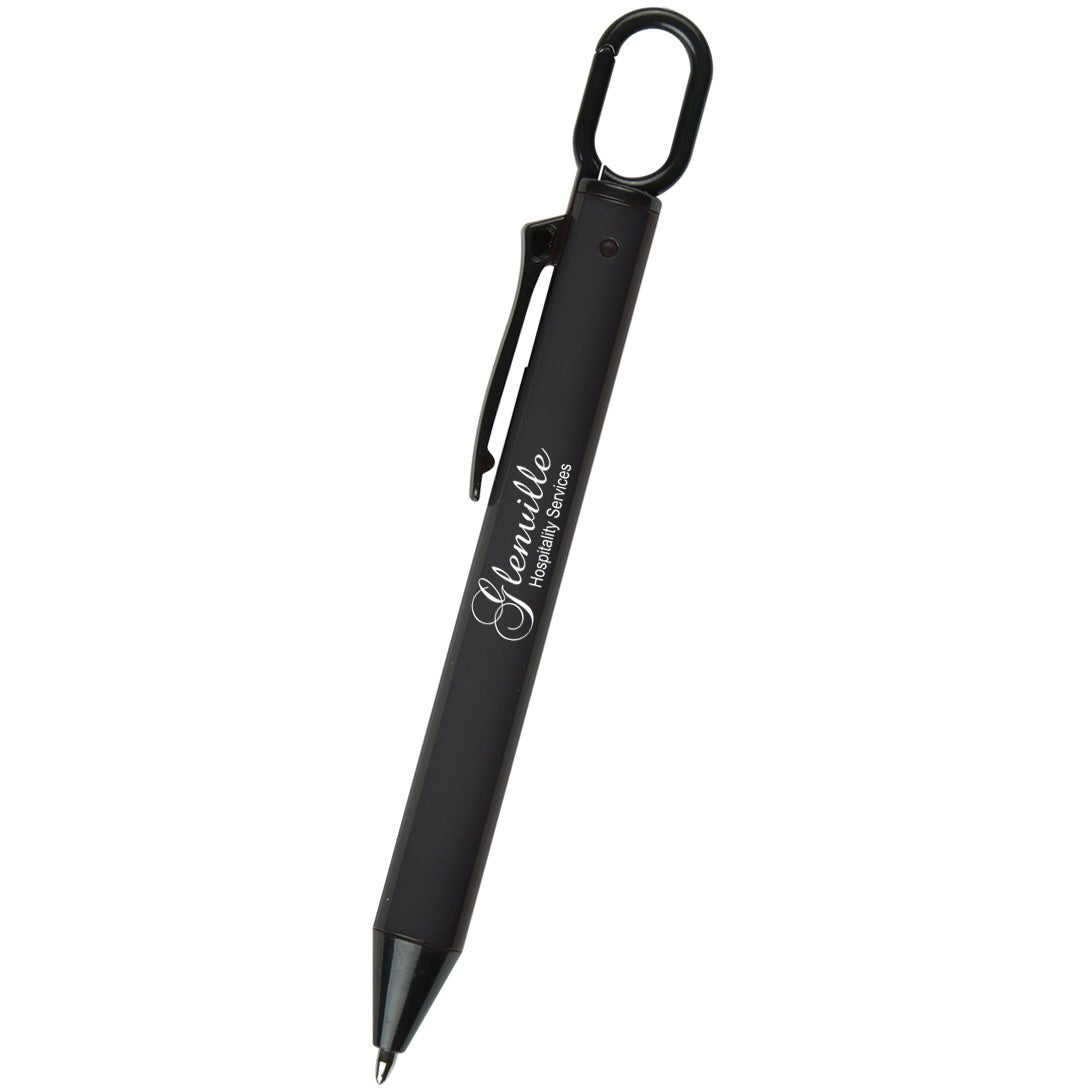 Marketing Bexar Carabiner Pens - Promotional Pens Singapore - Gifts VV Available in 7 exciting item colors 客製 - Promotional Pens Singapore - Gifts VV Black Bexar Carabiner Pen