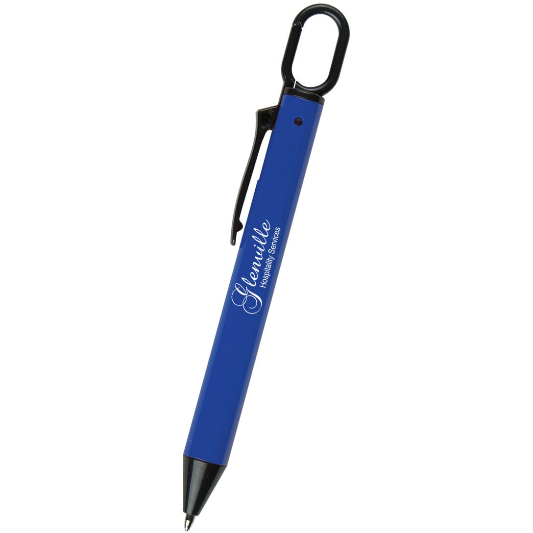 Marketing Bexar Carabiner Pens - Promotional Pens Singapore - Gifts VV Available in 7 exciting item colors 客製 - Promotional Pens Singapore - Gifts VV Blue / Black Bexar Carabiner Pen