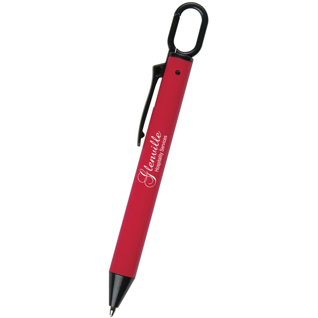 Marketing Bexar Carabiner Pens - Promotional Pens Singapore - Gifts VV Available in 7 exciting item colors 客製 - Promotional Pens Singapore - Gifts VV Red / Black Bexar Carabiner Pen