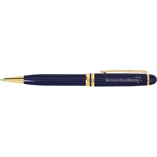 Logo Souvenir Esteem Pens - Promotional Pens Singapore - Gifts VV Free Setup 客製 - Promotional Pens Singapore - Gifts VV Navy Souvenir Esteem Pen