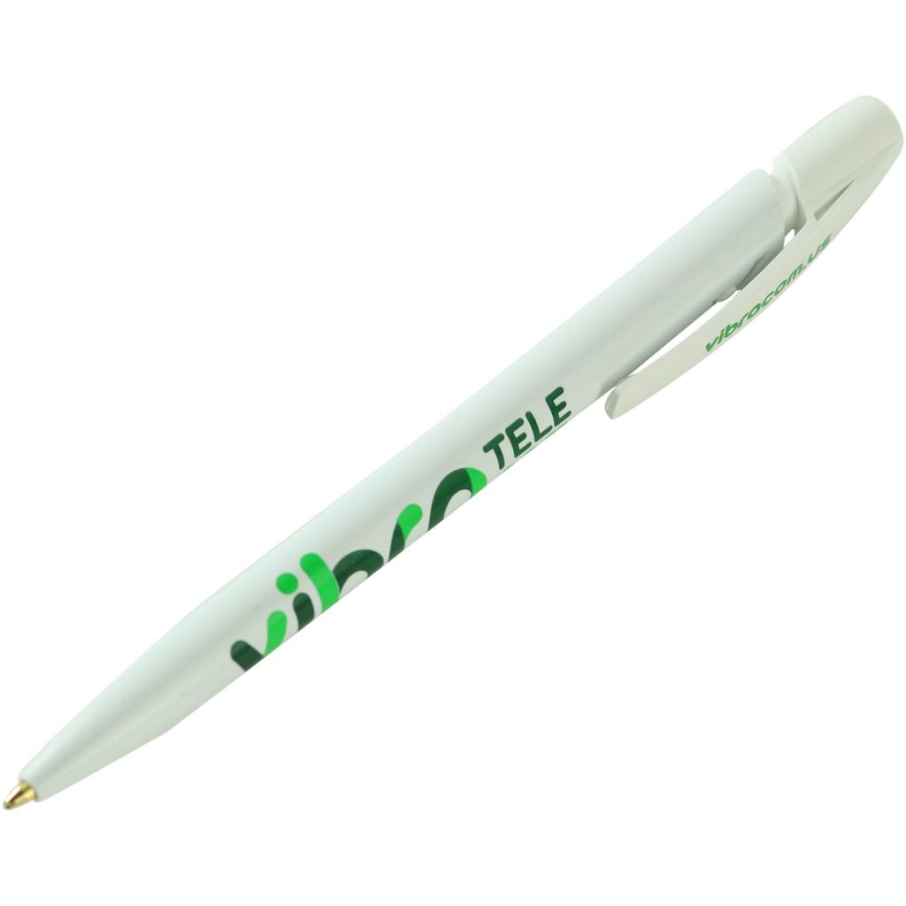 White Bic Media Clic Pen