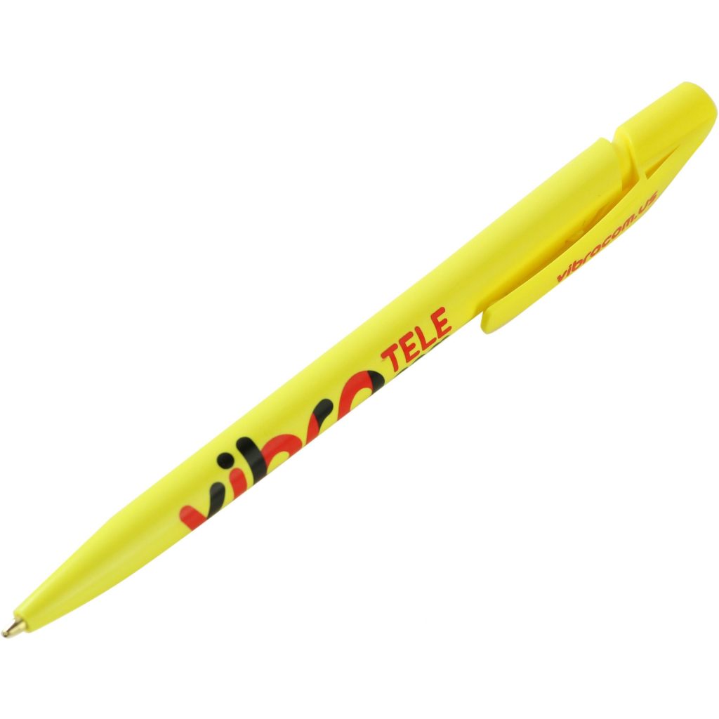 Yellow Bic Media Clic Pen