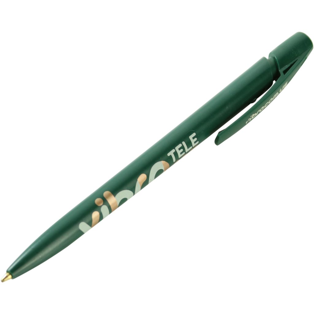 Forest Green Bic Media Clic Pen