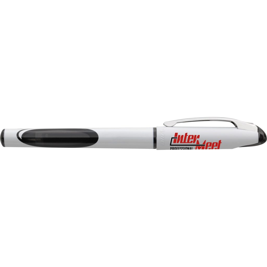Imprinted BIC Triumph 537R Pens with 0.7mm Needle Point - Promotional Pens Singapore - Gifts VV Free Setup 客製 - Promotional Pens Singapore - Gifts VV White / Black BIC Triumph 537R Pen with 0.7mm Needle Point