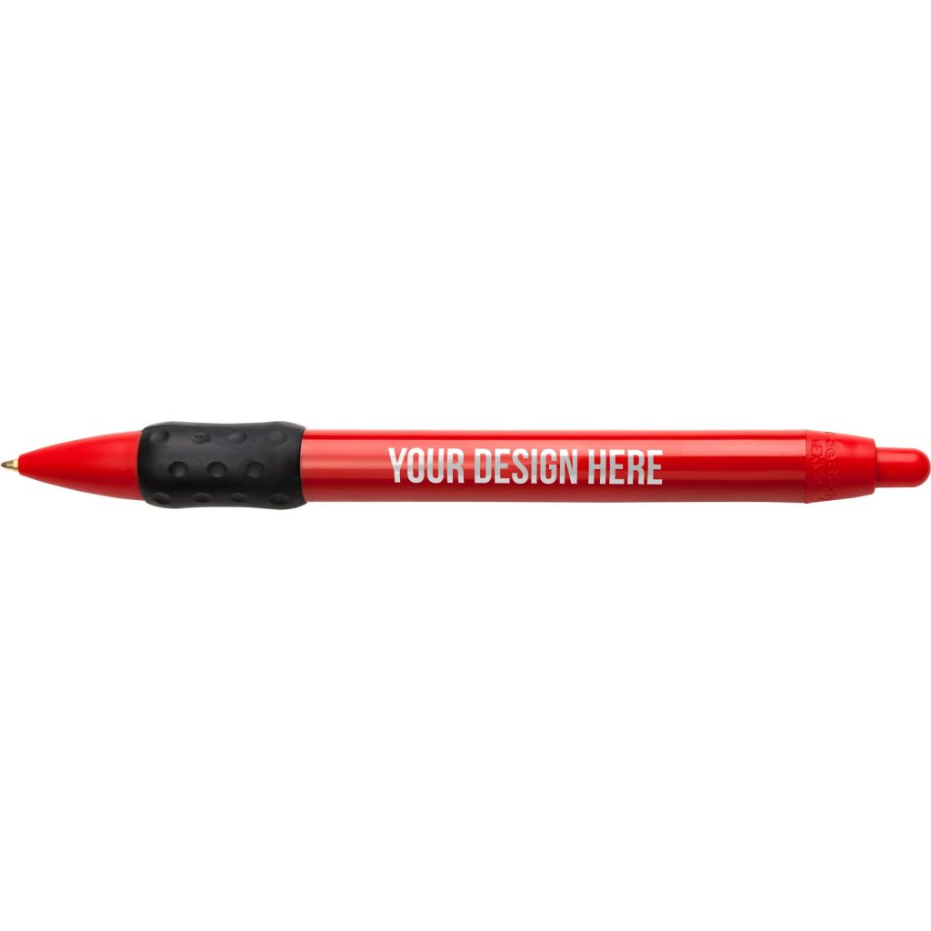Giveaway WideBody Grip Pens - Promotional Pens Singapore - Gifts VV Free Setup 客製 - Promotional Pens Singapore - Gifts VV Red WideBody Grip Pen